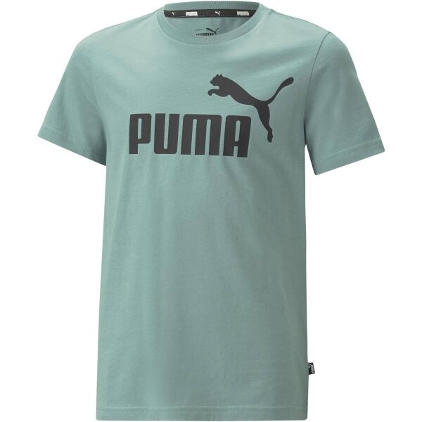 Puma ESS LOGO TEE B Тениска за момчета, зелено, размер