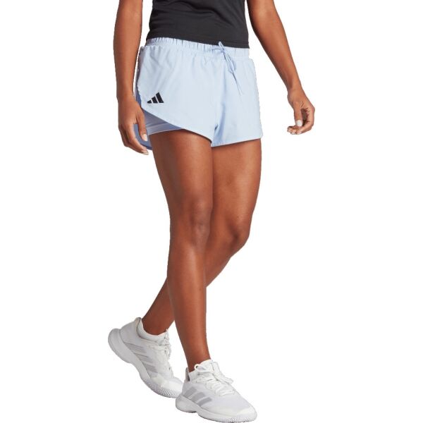 Adidas CLUB SHORT Damen Tennisshorts, Hellblau, Größe XL