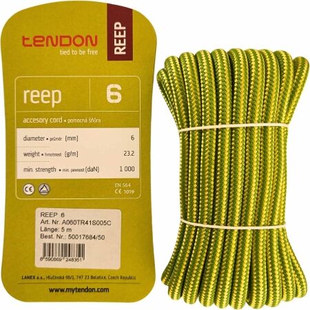 Tendon REEP 6 MM 5 M - Помощно въже за катерене