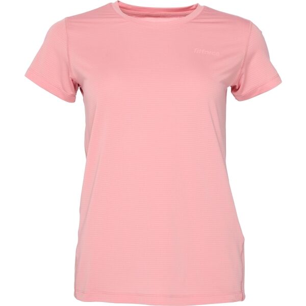 Fitforce KAISA Női fitnesz póló, rózsaszín, méret L