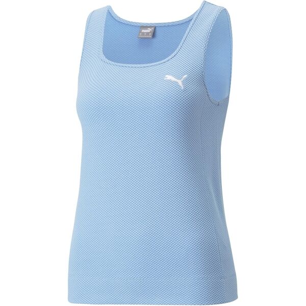 Puma HER SLIM TANK Damen Trainingstop, Hellblau, Größe L