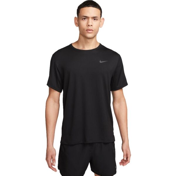 Nike NK DF UV MILER SS Férfi póló edzéshez, fekete, méret XXL