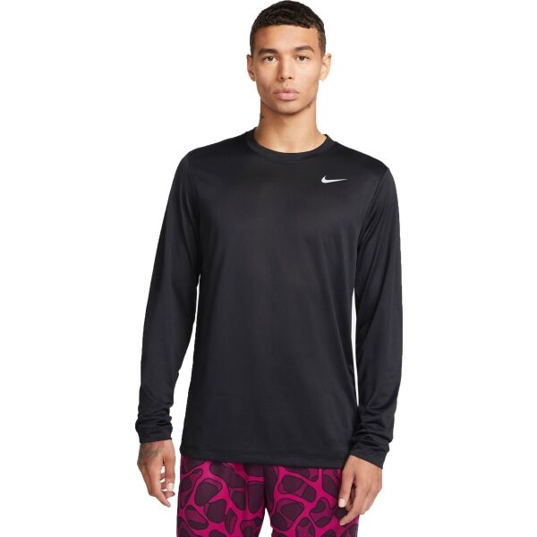 Nike DRI-FIT LEGEND Férfi felső edzéshez, fekete, méret S