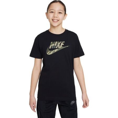 Nike NSW TEE CLUB CAMO - Dívčí tričko