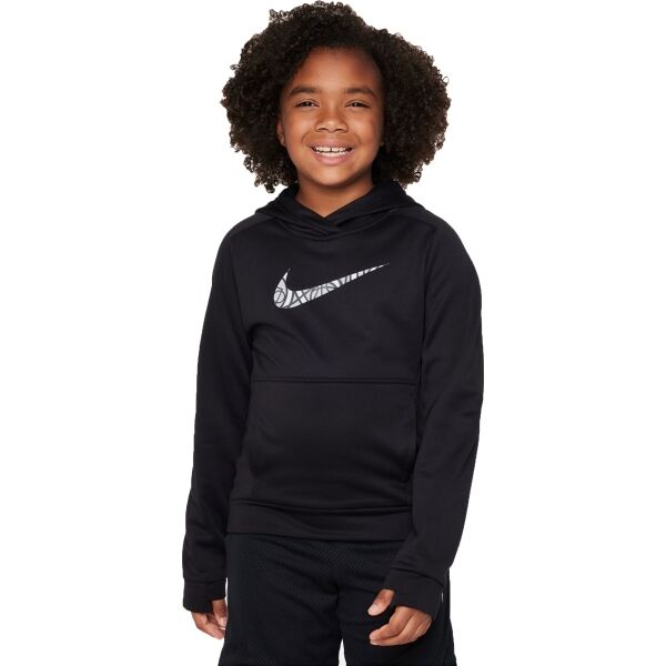 Nike TF MULTI BBALL GX PO HDY Fiú pulóver, fekete, méret XL