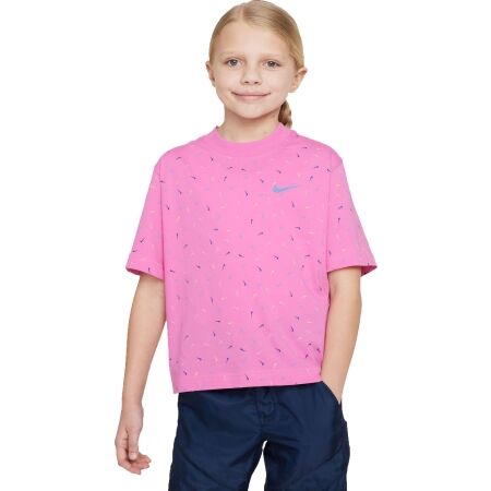 Nike SPORTSWEAR BOXY SWOOSH - Majica za djevojčice