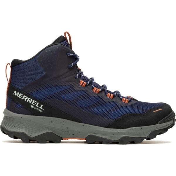 Merrell SPEED STRIKE MID GTX Мъжки туристически обувки, тъмносин, размер 44.5