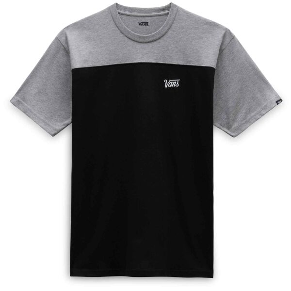 Vans SCRIPT CREW BLOCK S/S Мъжка тениска, черно, Veľkosť M