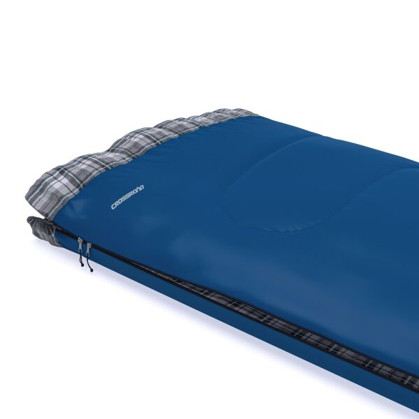 Crossroad COTTAGE 205 Спален чувал-одеяло, синьо, Veľkosť 205 см - десен цип