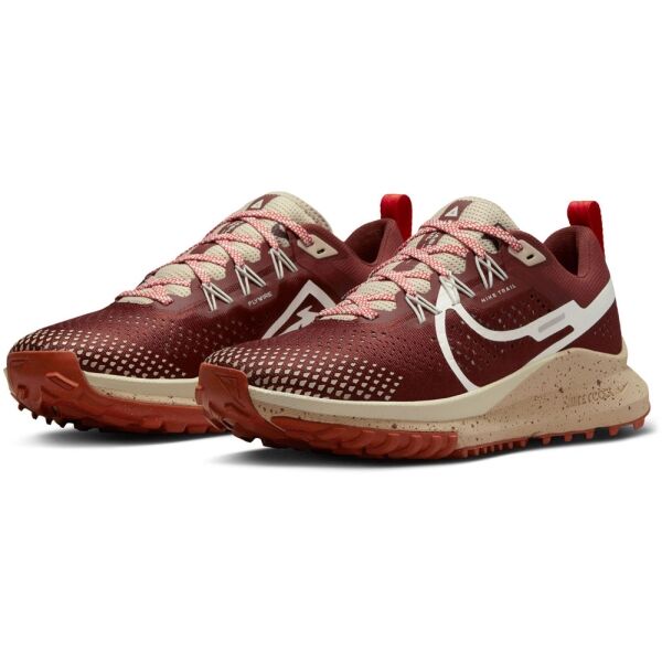 Nike REACT PEGASUS TRAIL 4 Мъжки обувки за бягане, винен, Veľkosť 40.5