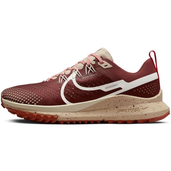 Nike REACT PEGASUS TRAIL 4 Мъжки обувки за бягане, винен, Veľkosť 40.5
