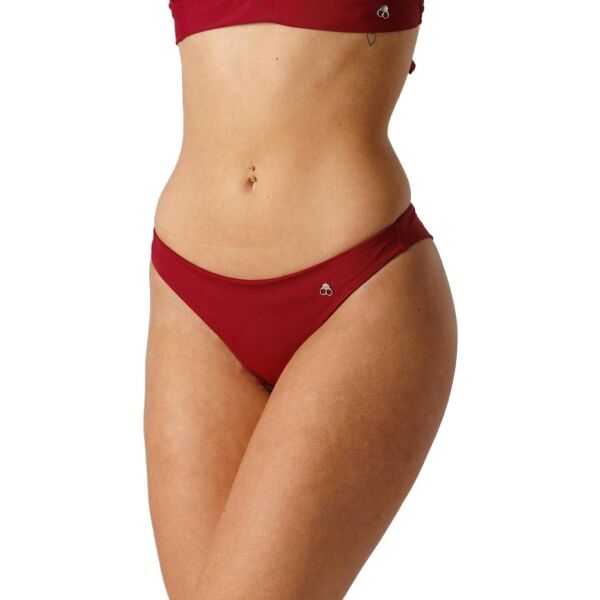 GOLDBEE BRAZILKY Női brazil bikini alsó, bordó, méret M