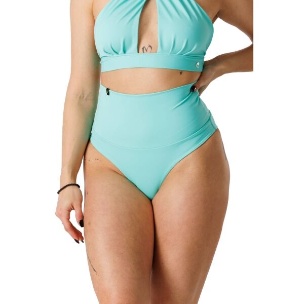 GOLDBEE SHAPEWEAR SWIMWEAR BOTTOMS Női karcsúsító bikini alsó, zöld, méret XXXL