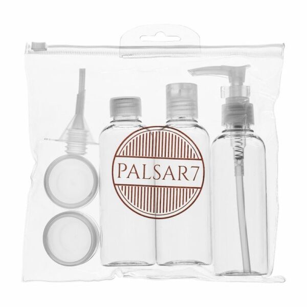 Palsar7 REISE KOSMETIKSET Kosmetik Transportsatz, Transparent, Größe Os