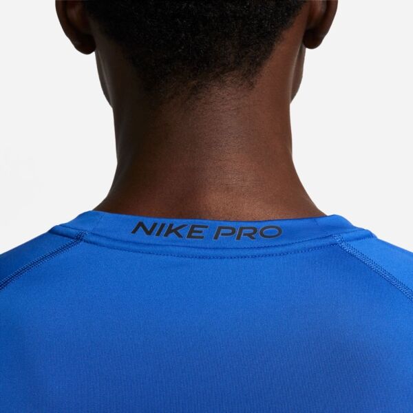 Nike NP DF SLIM TOP SS Мъжка тениска, синьо, Veľkosť L