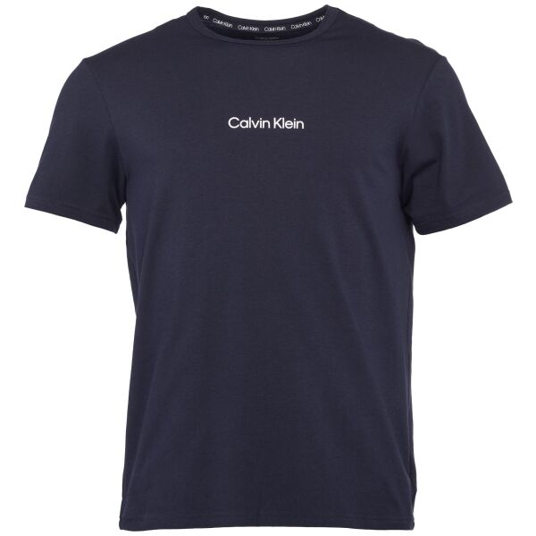 Calvin Klein S/S CREW NECK Herrenshirt, Dunkelblau, Größe XL