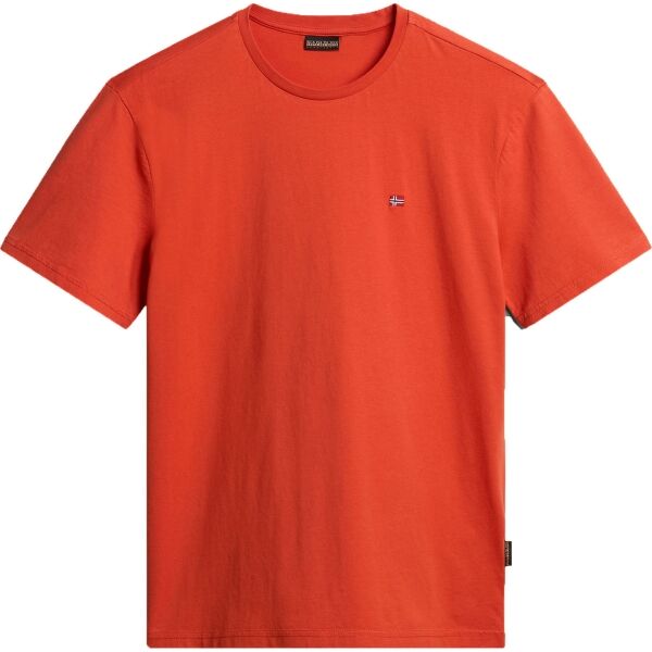 Napapijri SALIS SS SUM Herrenshirt, Orange, Größe L