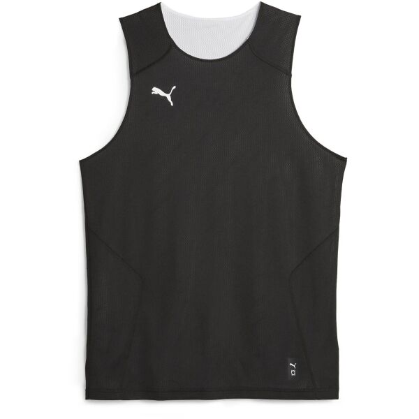 Puma HOOPS TEAM REVERSE PRACTICE JERSEY Férfi kosárlabda mez, fekete, méret S