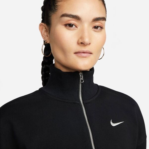 Nike SPORTSWEAR PHOENIX FLEECE Damen Sweatshirt, Schwarz, Größe S