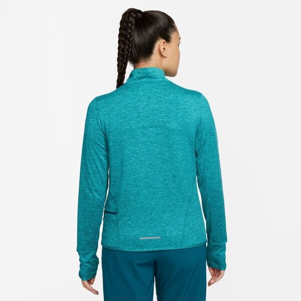 Nike SWIFT ELMNT DF UV HZ TOP Damen Sweatshirt, Türkis, Größe XL