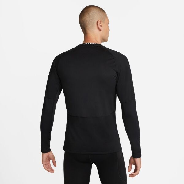 Nike PRO Мъжа термо тениска, черно, Veľkosť M