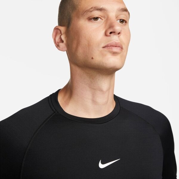 Nike PRO Мъжа термо тениска, черно, Veľkosť XL