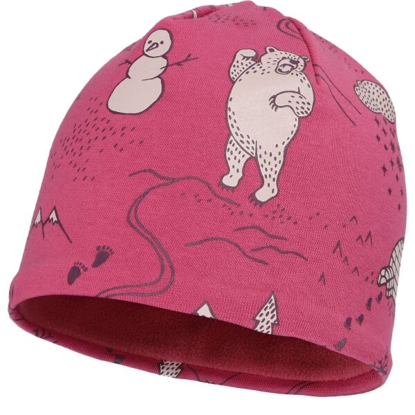 Lewro RONO Детска тънка шапка, розово, размер