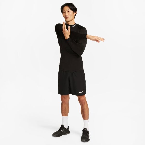 Nike DRI-FIT Мъжка термо тениска, черно, Veľkosť XXL