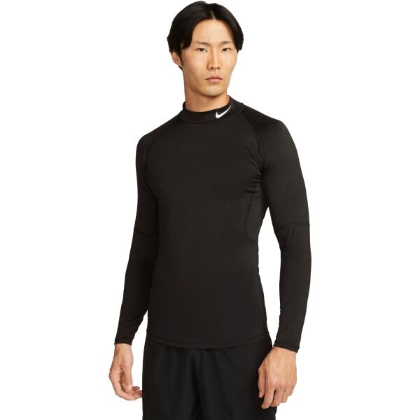 Nike DRI-FIT Мъжка термо тениска, черно, Veľkosť S
