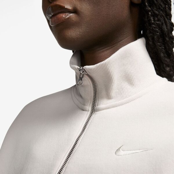 Nike SPORTSWEAR PHOENIX FLEECE Damen Sweatshirt, Weiß, Größe XL
