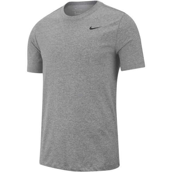 Nike DRY TEE DFC CREW SOLID M Мъжка тениска за трениране, сиво, размер