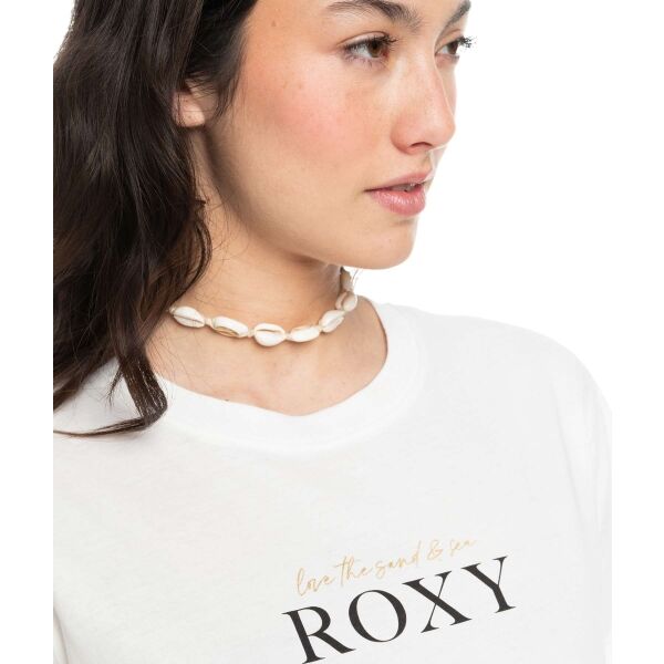 Roxy NOON OCEAN Tricou Femei, Alb, Veľkosť S