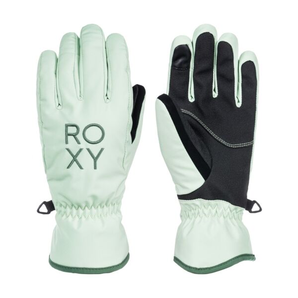 Roxy FRESHFIELD GLOVES Дамски зимни ръкавици, светло-зелено, размер