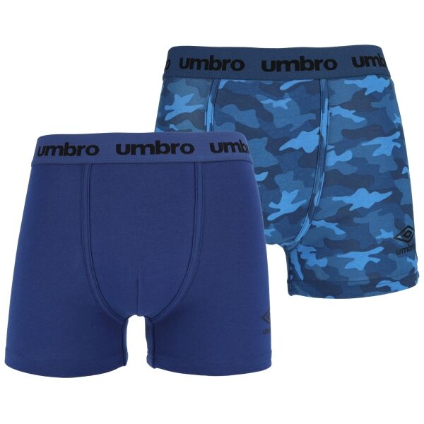 Umbro BOXER SHORT 2 PACK Мъжки боксерки, синьо, размер
