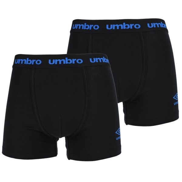 Umbro BOXER SHORT 2 PACK Мъжки боксерки, черно, размер