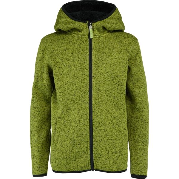 Lewro ZAN Gyerek fleece pulóver, zöld, méret 128-134