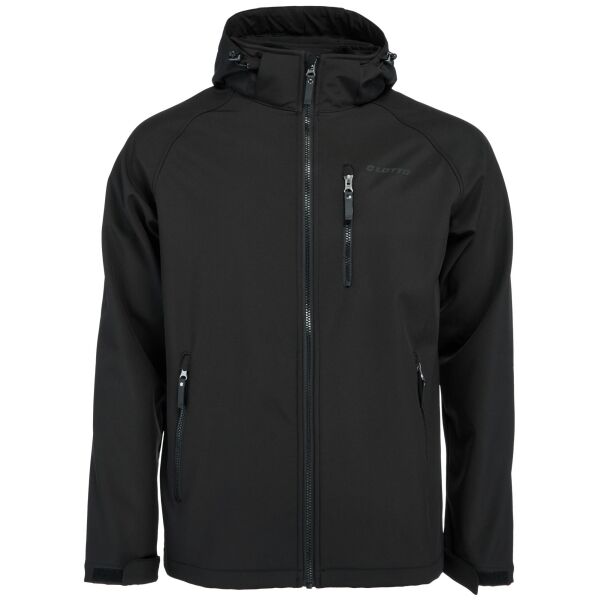 Lotto ABIEL Férfi softshell kabát, fekete, méret XL