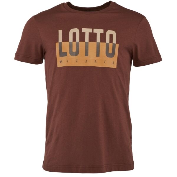 Lotto TEE ORIGINS III Férfi póló, barna, méret L