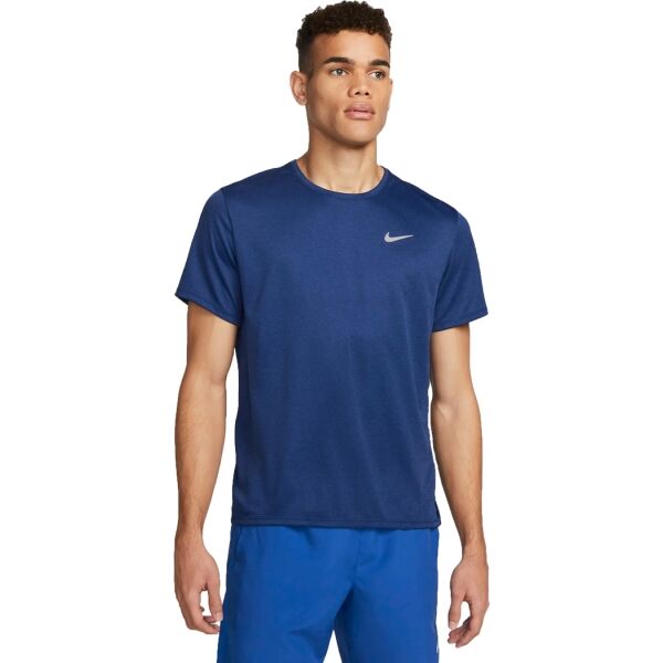 Nike NK DF UV MILER SS Férfi póló edzéshez, sötétkék, méret L