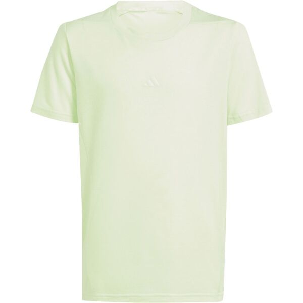 adidas TRAINING AEROREADY T-SHIRT Chlapčenské tričko, svetlo zelená, veľkosť