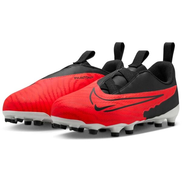 Nike JR PHANTOM GX ACADEMY FG/MG Kinder Fußballschuhe, Rot, Größe 35.5