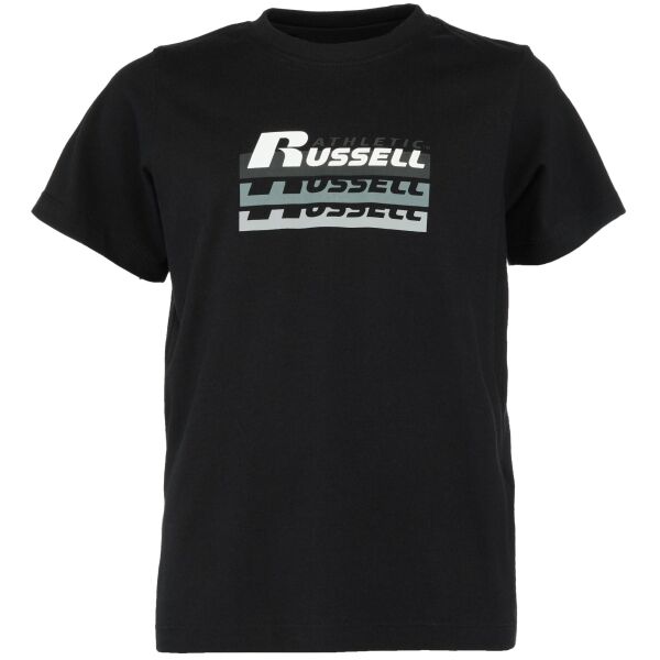 Russell Athletic TEE SHIRT BOY Kindershirt, Schwarz, Größe 140