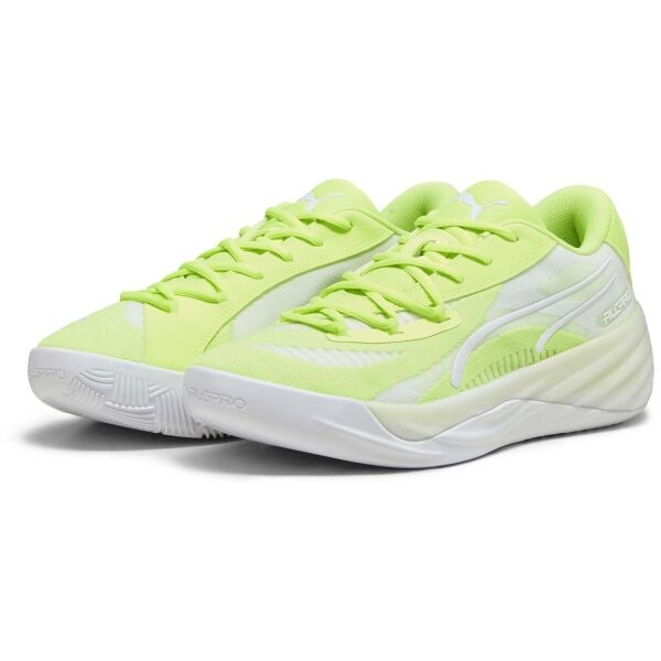 Puma ALL-PRO NITRO Мъжки баскетболни обувки, светлоотразителен неон, размер 46