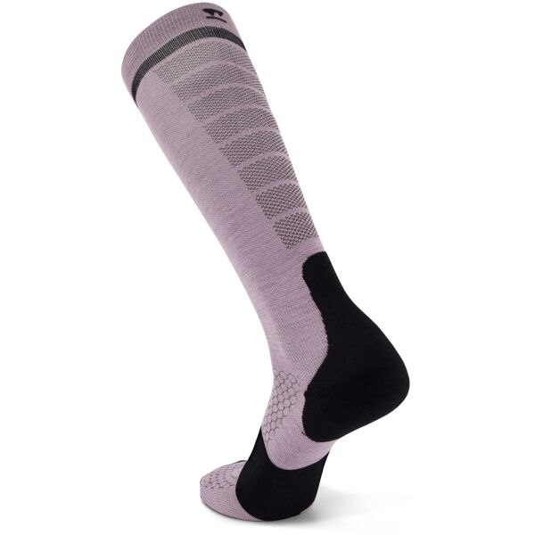 MONS ROYALE PRO LITE MERINO SNOW Универсални скиорски чорапи от мерино, лилаво, Veľkosť S