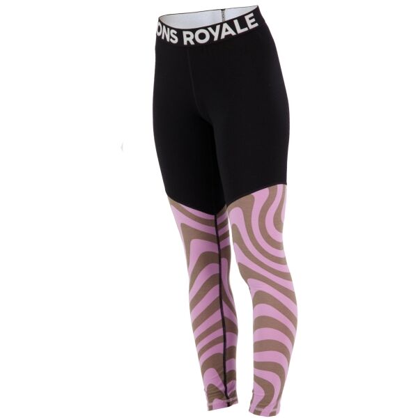 MONS ROYALE CASCADE Női funkcionális leggings, rózsaszín, méret L