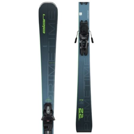 Elan PRIMETIME 22 BLUE PS + EL 10 GW - Downhill skis