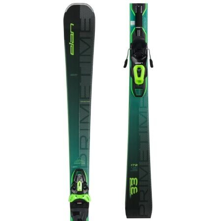Elan PRIMETIME 33 FUSION X + EMX 12 GW - Downhill skis