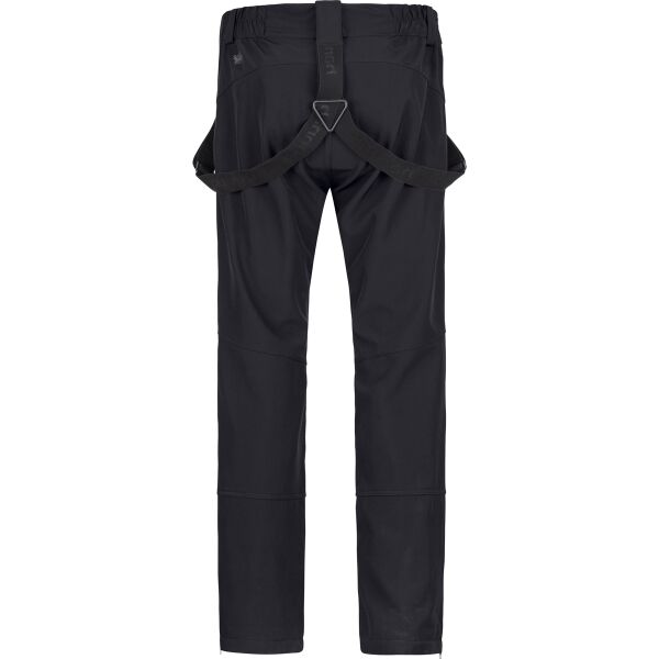 Hannah FURIO Мъжки зимни панталони от софтшел, черно, Veľkosť XL