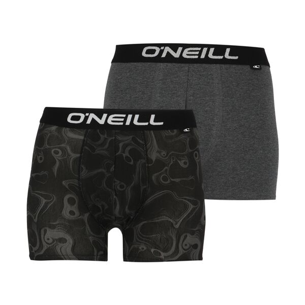O'Neill PAINT&PLAIN 2-PACK Férfi boxeralsó, fekete, méret XXL