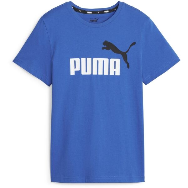 Puma ESS + 2 COL LOGO TEE Тениска за момчета, синьо, размер